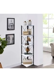 RMD SHOP Köşe Kitaplık Ve Aksesuar Rafı Metal Ayaklı Beyaz - 1