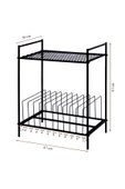RMD SHOP Iron Plak Ve Pikap Sehpası Beyaz - 3