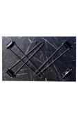 RMD SHOP Royal Katlanır Metal Ayaklı Orta Sehpa (royal Mermer) - 6