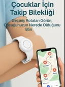 Gözcü Mobil Takip Bilekliği Android Ios Destekli Gps Konum Takibi Alzheimer Çocuk Yaşlı Geçmişe Dönük Takip Cihazı Saati Bileklik Beyaz 23CM (5-10 Dakika Aralıklı Sinyal Alır) - 2