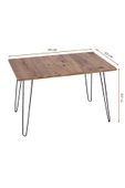 RMD SHOP Katlanır Metal Ayaklı Piknik Sehpası-orta Sehpa - 3