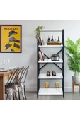 RMD SHOP LONDON 5 Raflı Metal Ayaklı Dekoratif Kitaplık - 1