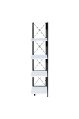 RMD SHOP Köşe Kitaplık Ve Aksesuar Rafı Metal Ayaklı Beyaz - 3
