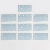 Mobilya Dolap Duvar Sabitleme 10 ADET Metal Köşebent Düz Gönye 40x100 mm Bağlantı Aparatı thumbnail 5