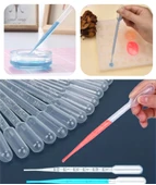 Damlalık Reçine Epoxy Şeffaf Pastör Pipeti 3 Ml 10 Adet - 2