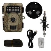 Powermaster RF06 20MP 24 Led PIR Sensörlü 2.0" Renkli Lcd Ekran 128GB SD Kart Destekli Fotokapan Kamuflaj Kamera thumbnail 8