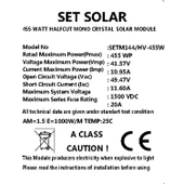 455 W HALF CUT MONOKRİSTAL GÜNEŞ PANELİ thumbnail 2