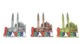 Metal İstanbul Temalı Yöresel Magnet Model 2 - 1