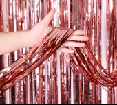 Rose Gold Püsküllü Kapı Perdesi thumbnail 3