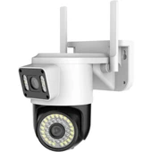 Çift Lensli Dış Mekan Wi-Fi Kamera - 1