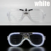Beyaz Led Işıklı Parti Gözlüğü - Neon 3 Modlu thumbnail 1