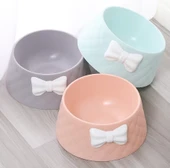 Mikopet Şık Desenli Fiyonklu Mama Kabı - 2