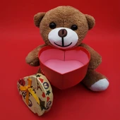 Hediyelik Kahverengi Kutulu Ayıcık thumbnail 2