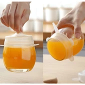 Silikon Yemek Saklama Kapak Seti 6 Adet thumbnail 3