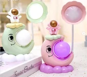 Çocuk Odası Ay ve Astronot Desenli Gece Lambası thumbnail 2