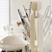 Mutfak Tava Tencere Kapak Tutucu Organizer Raf thumbnail 4