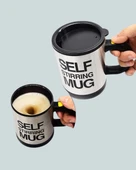 Pratik ve Dayanıklı Termos Kupa | Tek Tuşla Otomatik Karıştırma thumbnail 3