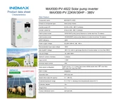 İnomax 22 kW 30 HP Trifaze Solar Pompa Sürücü İnverteri thumbnail 2