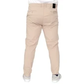 Büyük Beden Erkek Pantolon Keten Milano 20850 Bej thumbnail 4