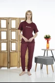 Estiva 24136 Kadın Kısa Kollu Yazlık Penye Pijama Takımı - 2