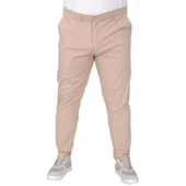 Büyük Beden Erkek Pantolon Keten Milano 20850 Bej thumbnail 1