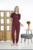 Estiva 24136 Kadın Kısa Kollu Yazlık Penye Pijama Takımı - 3