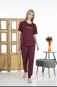 Estiva 24136 Kadın Kısa Kollu Yazlık Penye Pijama Takımı - 4