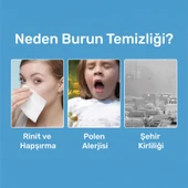 Waterpulse YT-300 Profesyonel Burun Temizleme Taşınabilir Nazal Bakım Burun Duşu Mavi - 8