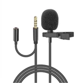 Snopy SN-MTK25 Siyah Tik-Tok Akıllı Telefon ve Youtuber Kulaklık Çıkışlı Yaka Mikrofonu - 1