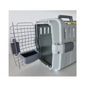 Moderna Roadrunner Kedi ve Köpekler İçin Taşıma Kabı Yemliği Gri thumbnail 2