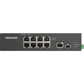 HIKVISION 8port FULL PoE DS-3T0310HP 10/100 1X SFP Yönetilemez Switch (Adaptör Yok) thumbnail 2
