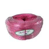 Favori İp Halat FH03 PP Naylon Burgulu Örgü Çamaşır İpi - Pembe - 100 Metre - 1 Adet thumbnail 1