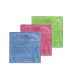 Silver Home Extra Parlak Doku Mikrofiber Temizlik Toz Cam Bezi - 300 GSM - 40x40 Cm. - 20 Adet thumbnail 2