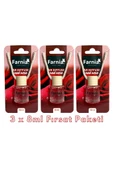 Farnia Yüksek Esanslı Askılı Araç Kokusu EDP Parfüm Kırmızı Gül 8 Ml 3 Adet Avantaj Paketi - 1
