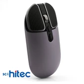 Schitec M203 Çift Modlu Taşınabilir Optik Kablosuz 2.4GHz ve Bluetooth Bağlantılı Süper Sessiz Mouse Lila - 2