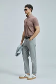 Lufian Helt Spor 5 Cep Erkek Pantolon Slim Fit Grey - 4