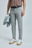 Lufian Helt Spor 5 Cep Erkek Pantolon Slim Fit Grey - 3