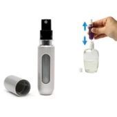 Doldurulabilir Mini Seyahat Parfüm Şişesi Sprey Kutu - Ortalama 80 Basım - Yeşil - 1 Adet thumbnail 4