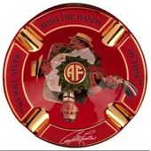 Arturo Fuente Hands Of Time Dörtlü Seramik Küllük - Kırmızı thumbnail 2