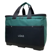 Loas LSTCTK18-PT Plastik Tabanlı Kapaklı Orta Boy Alet Taşıma Çantası thumbnail 2