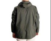 Büyük Beden Erkek Kapüşonlu Mont Waterproof Softshell 21235 Haki - 8