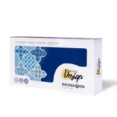 Biggdesign Blue Tile Tavla, Çizilmez Zeminli, Mıknatıslı MDF Kasa, 2 Kat Vernik Cilalı - 5