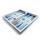 Biggdesign Blue Tile Tavla, Çizilmez Zeminli, Mıknatıslı MDF Kasa, 2 Kat Vernik Cilalı - 3