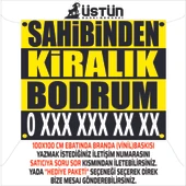 SAHİBİNDEN KİRALIK BODRUM BRANDA AFİŞ 100X100 CM - 2