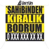SAHİBİNDEN KİRALIK BODRUM BRANDA AFİŞ 100X100 CM - 3