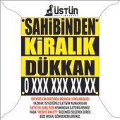 SAHİBİNDEN KİRALIK DÜKKAN BRANDA AFİŞ 100X100 CM - 2