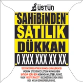SAHİBİNDEN SATILIK DÜKKAN BRANDA AFİŞ 100X100 CM - 1
