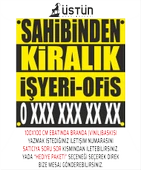 SAHİBİNDEN KİRALIK OFİS BRANDA AFİŞ 100X100 CM - 1