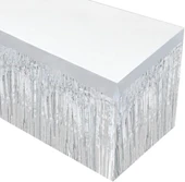 Nessiworld Gümüş Metalize Masa Eteği 275x75 cm – Kendinden Yapışkanlı - 3