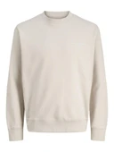 Jack Jones Blachad Brandıng Bisiklet Yaka Erkek Sweat 12261386 - 6